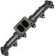 BD Diesel 1045995-T6 Exhaust Pulse Manifold w/T6 Mount / 20-degree - Dodge 1998.5-2007 5.9L