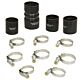 BD Diesel 1047037 BD 6.4L Powerstroke Intercooler Hose & Clamp Kit Ford 2008-2010