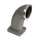 BD Diesel 1453502 Hot Pipe Adapter - S300/S400 V-Band to T4 Turbo