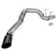 Banks Power 49798-B Monster Exhaust System for 19-24 Ram 2500/3500 6.7L Cummins Crew Cab Short Bed (SRW) Cerakote Black Tip