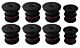 S&B Filters Silicone Body Mount Kit | 03-07 Super Duty Crew Cab