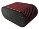 S&B Filters SBAFO412-R Air Filter 4x12 Inch Oval with Hole Red Oil