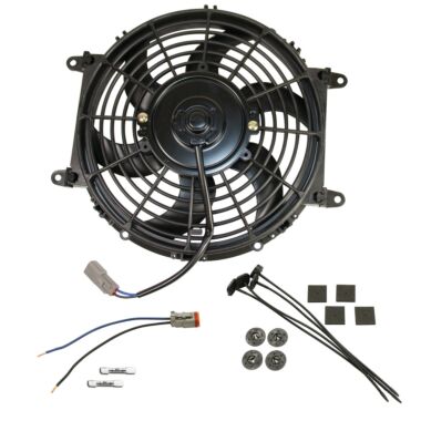 BD Diesel 1030607 Universal Electric Cooling Fan Kit - 80-watt 10-inch 800 CFM