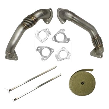 BD Diesel 1043800 BD Duramax Up-Pipes Kit Chevy/GMC 2001-2004 LB7