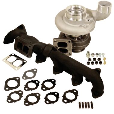 BD Diesel 1045297 BD Iron Horn 6.7L Cummins Turbo Kit S366SXE/80 1.00AR Dodge 2007.5-2018