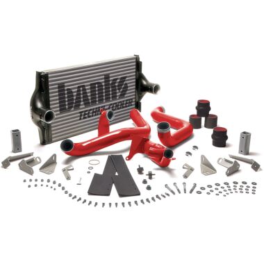 Banks Power 25970 Intercooler Upgrade, Includes Boost Tubes (red powder-coated) for 1994-1997 Ford F250/F350 7.3L Power Stroke