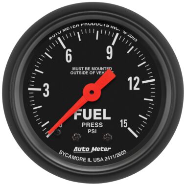 Autometer Z-Series Fuel Pressure Gauge.