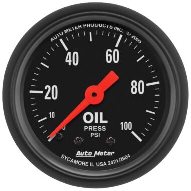 Autometer Z-Series Oil Pressure Gauge