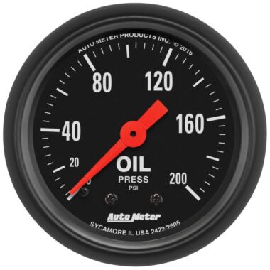 Autometer Z-Series Oil Pressure Gauge