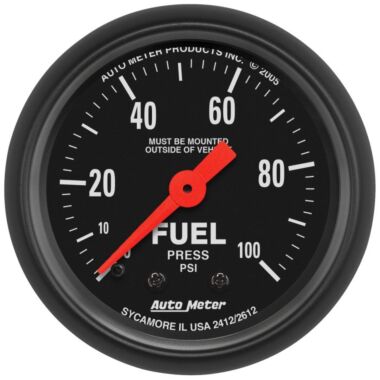 Autometer Z-Series Fuel Pressure Gauge.