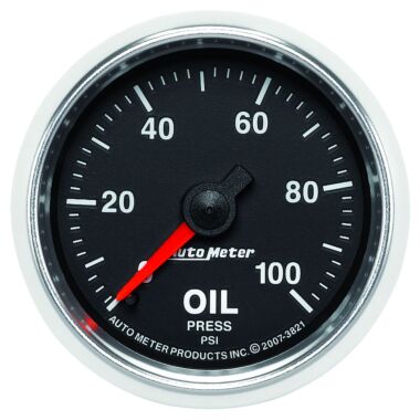 Autometer GS Series Oil Pressure Gauge