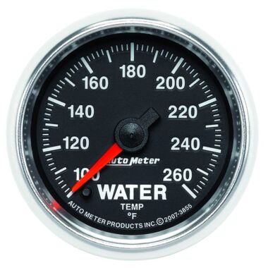 Autometer GS Series Water Temperature Gauge