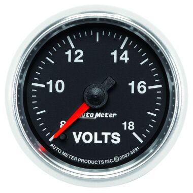 Autometer GS Series Voltmeter Gauge