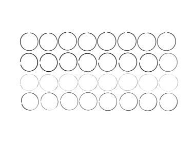 Mahle Clevite 41940-STD Complete Piston Ring Set (Standard)