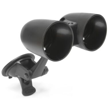 Banks Power 63344 Dual Gauge Pod Kit 52mm Sticky Base Suction Mount iDash 1.8 and 52mm (2-1/16 inch) gauges