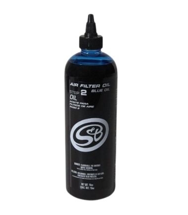 S&B Filters 88-0011 16 OZ Bottle of Air Filter Oil - Blue