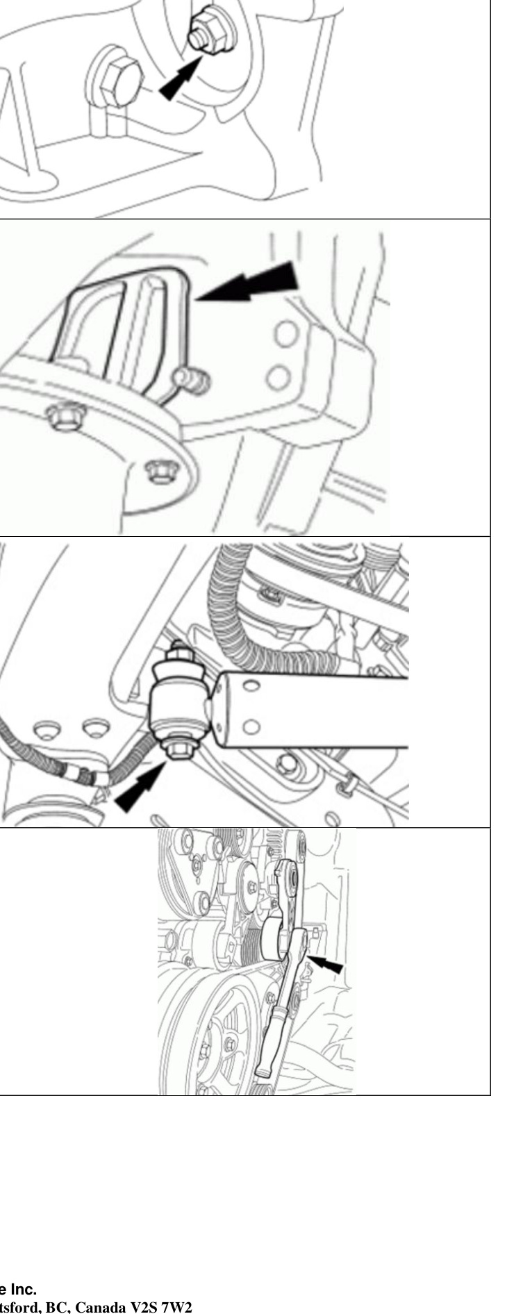 Torque converter nuts, cylinder block opening cover, steering damper, and accessory drive belt