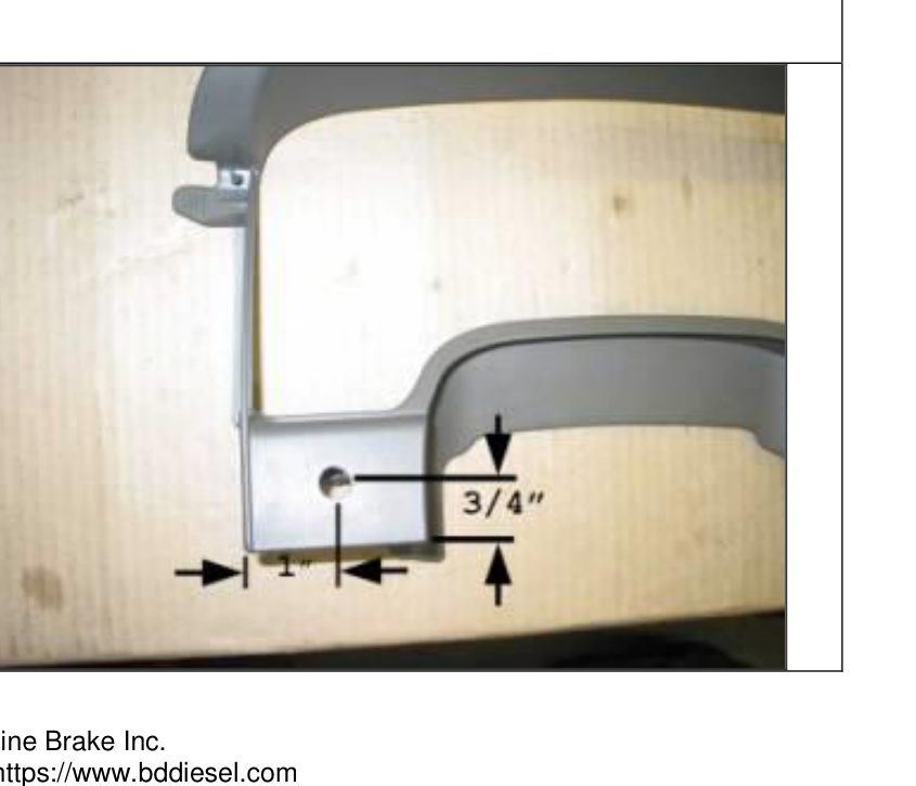 Marking and drilling the toggle switch hole in the dash accessory panel