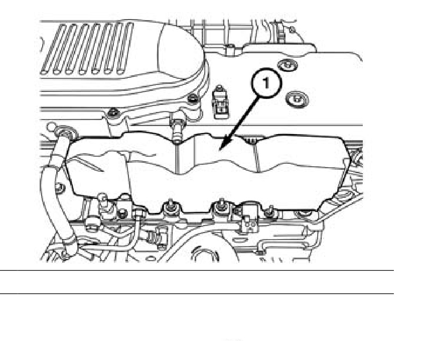 Fuel tube silencer (1) on the cylinder head