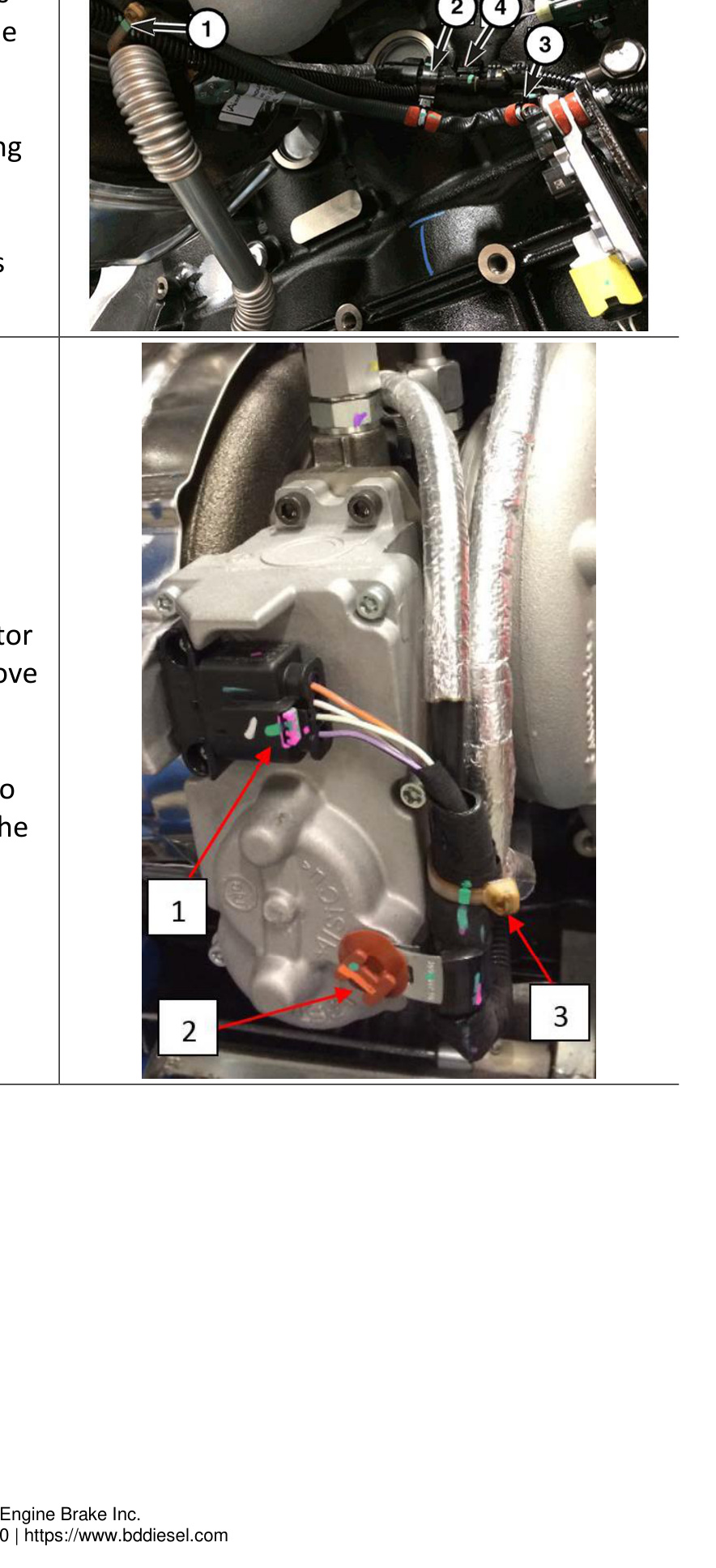 Speed sensor and actuator harness connectors and securing clips