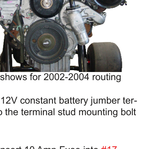 Replacement belt routing for 2002-2004 Duramax models