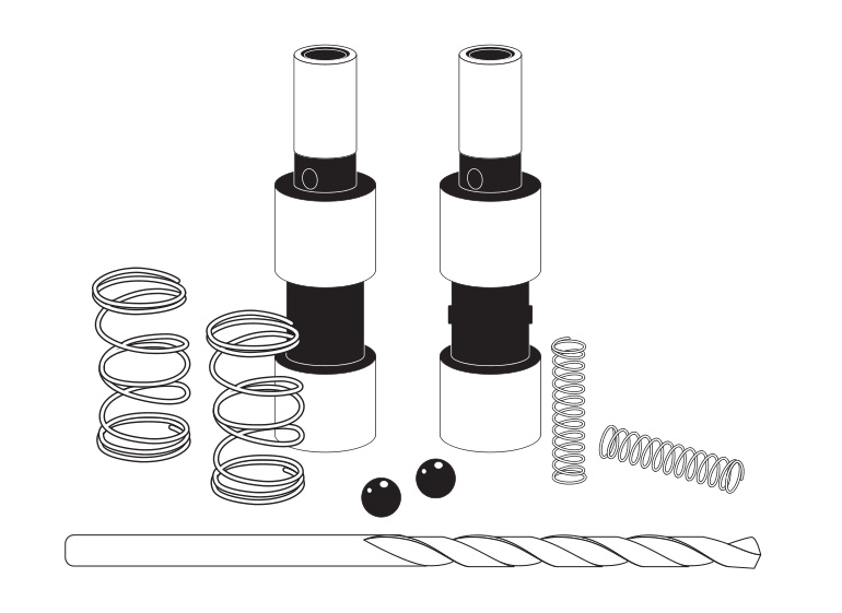 PPE Valve Body Recalibration Kit contents for Allison 1000 (#128043000)